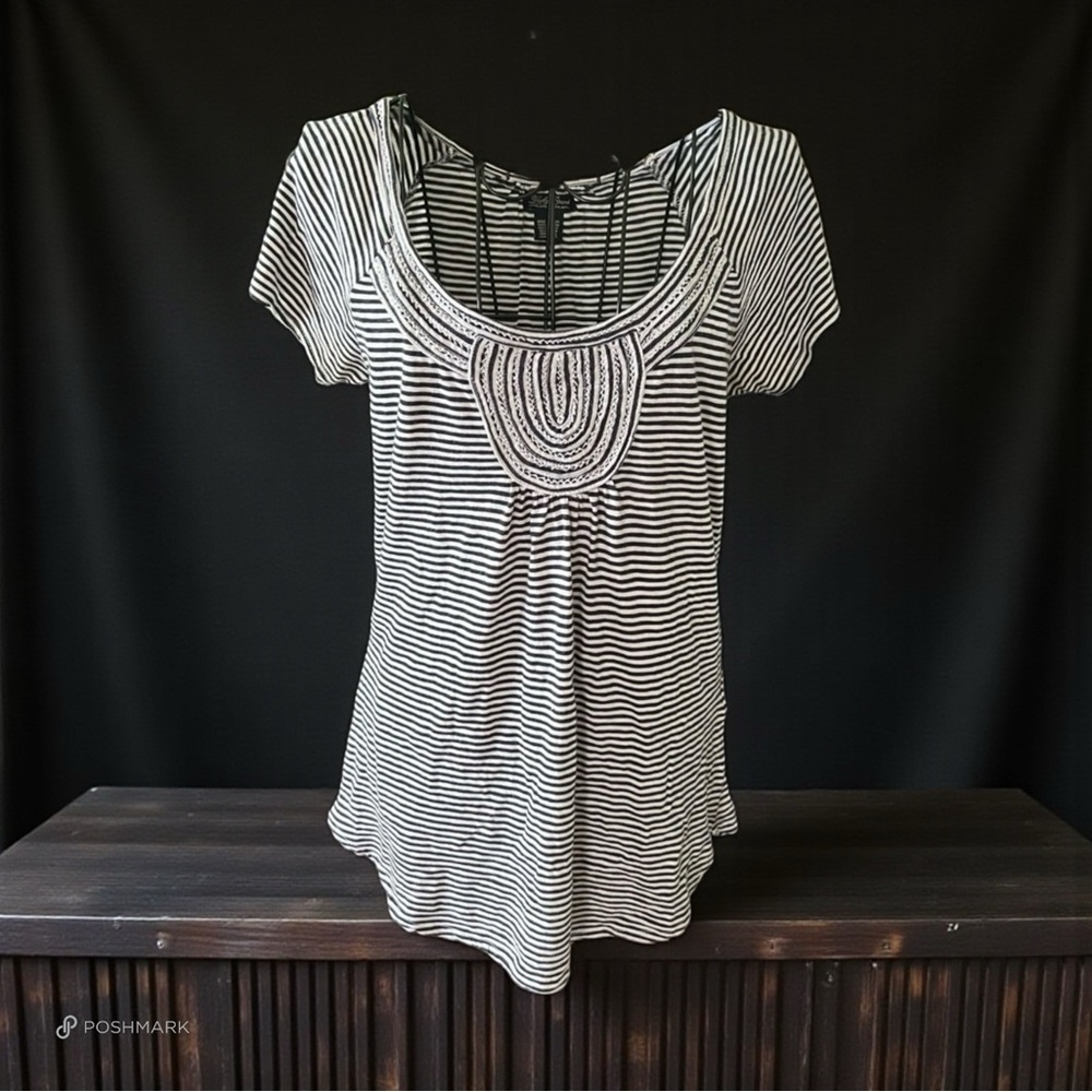 💖 Lucky Brand Striped Cotton Top 💖